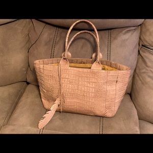 Authentic Nancy Gonzalez Erica Crocodile Handbag
